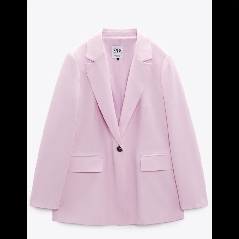 Zara longline straight blazer